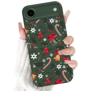 Vxinvnoi No&euml;l Coque pour iPhone 17 Air/iPhone Air, Etui Vert Silicone avec Collection Noel Dessin Anim&eacute; Sapin de No&euml;l Motif Housse, Antichoc TPU Souple Bumper Protection Case pour iPhone Air 6,6", 06 (FORSALOR TRADING, neuf)