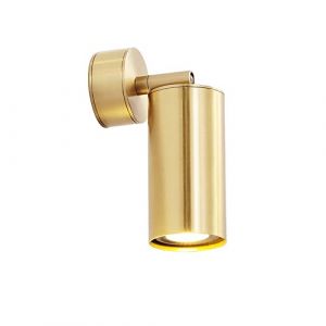 Applique murale r&eacute;glable en laiton, applique murale de lecture de chevet, applique murale de couloir en cuivre, luminaire E27, appliques murales d&eacute;coratives pour mini chambre &agrave; coucher, appliques mura (li li le store, neuf)