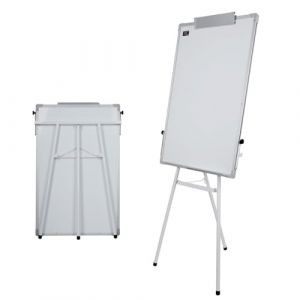 OHMG Tableau Blanc Effacable sur Pied Effacable &agrave; Sec Magnetique de chevalet, Hauteur R&eacute;Glable avec Support,Mobile Paperboard de Tableau de Conf&eacute;Rence (70 * 90cm-Blanc) (jusiZL, neuf)