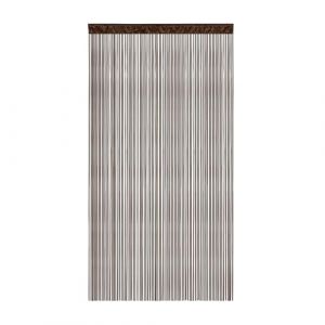 Victoria M. Leonora Rideau De Porte À Fils, Anti-Insectes, avec Tunnel Coulissant, Lavable, Raccourcissable, 100 x 245 cm, Marron (Jalousiescout Shop, neuf)