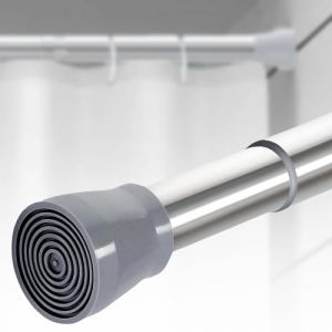 Tringle Extensible Barre Rideau Sans Perçage Tringle Rideau Ne Rouille Jamais Barre Telescopique Réglable Pour Salle de Bains Fenêtre Cuisine Armoire (TY-EUR, neuf)