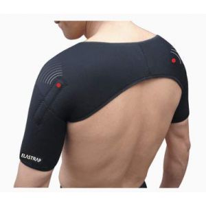 elastrap Attelle Bande Bandage Orth&egrave;se Support Strapping Neoprene Epaule Epauliere Epaulettes - Maintien Posture Sport - Equitation, Judo, Golf, Athl&eacute;tisme, Danse, Gymnastique, Marche...(XS-S) (Elastrap France, neuf)