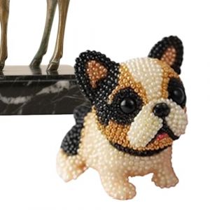 Kit de broderie de perles pour débutants | Kit de broderie de perles 3D pour chiens – avec fils Accessoires de bricolage pour les amoureux des animaux, adultes et adolescents pour la (Secret Travel, neuf)