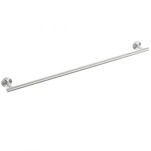 SAYAYO 80CM Porte Serviette Mural Salle de Bain, Support Serviette Robuste en SUS304 Acier Inoxydable pour Cuisine Penderie Entr&eacute;e, Bross&eacute; (SAYAYO, neuf)