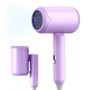 AVCXEC Seche Cheveux Pliable, 1200W Sèche Cheveux de Voyage Pliable, Seche cheveux Ionique, 3 Températures, Seche Cheveux Voyage, Protection Contre la Surchauffe, pour Famille Voyage Salons (Violet) (DongGuanShi FeiDa DianZi ShangWuYouXianGongSi, neuf)