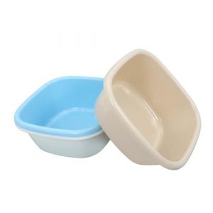 FRCOLOR Bassine &agrave; Vaisselle Plastique Carr&eacute;e 3 Pi&egrave;ces Grosse Taille 33,5 x 33,5 x 13 Cm &Eacute;paisse Bleu Kaki Blanc Usage Domestique Lavage Polyvalent (Different Quality, neuf)