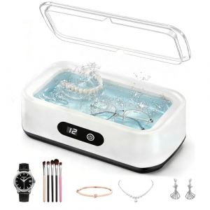 ITMNMNL Nettoyeur Ultrasons 650ml, Nettoyant Lunettes,49KHz Nettoyeur Ultrason Lunettes avec 5 Minuteries Num&eacute;riques,Nettoyeur Ultrasons Lunettes Ultrasonic Cleaner pour Lunettes,Bijoux,Bagues (GROSU SHOP ONLINE, neuf)