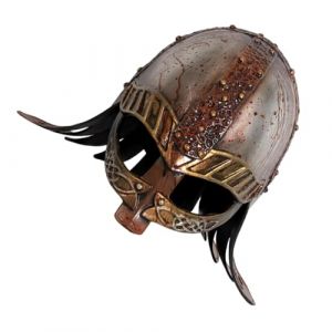 Garneck Casque M&eacute;di&eacute;val Viking pour Homme et Femme, Accessoire de Costume Cosplay Carnaval, Casque L&eacute;ger avec Cornes D&eacute;coratives, pour F&ecirc;te M&eacute;di&eacute;vale, D&eacute;guisement Chevalier et Pirate, (Eerstra, neuf)