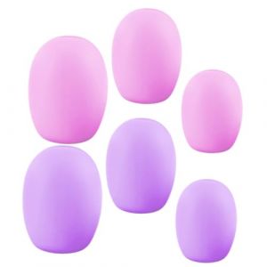 Beaupretty 6 pi&egrave;ces Housses de Protection pour Pinceaux de Maquillage Silicone Souple &Eacute;tui de Rangement Portable pour Pinceaux &agrave; Fond de Teint R&eacute;utilisable et Durable Protection Poussi&egrave;re et (kiLIHK, neuf)