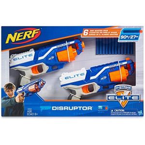 Nerf N-Strike Elite Disruptor Blaster Lot de 2 paquets de 6 fléchettes à feu rapide 90' Hasbro (Casa Gaspar, neuf)