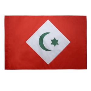AZ FLAG - Drapeau Rif ind&eacute;pendantiste au Maroc - 90x60 cm - Drapeau Du Rif 100% Polyester Avec Fourreau et Cordelette - Pavillon 50 g (AZ-FLAG, neuf)