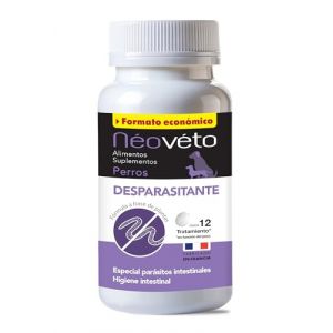 NEOVETO - Vermipurge - Vermifuge pour Chien en comprim&eacute;s naturels - Actifs agr&eacute;&eacute;s par Les Services V&eacute;t&eacute;rinaires Fran&ccedil;ais - Fabriqu&eacute; en France - Facile &agrave; administrer - 30 comprim&eacute;s (Version espagnole) (MACADAMIA, neuf)