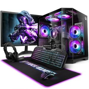 VIBOX VI-63 PC Gamer Complet • 22" Écran • AMD Ryzen 3 3200G 4,0 GHz • Radeon Vega 8 • 16 Go RAM • 2 to HDD • 240 Go SSD • Windows 11 • WiFi (Vibox Gaming, neuf)