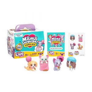 Little Live Pets Mama Surprise Families Puppy Adoption, Figurines de Chiots de Race aléatoire, Comprend 3, 4 et 5 bébés Chiots pour Adopter et créer Une Famille, Enfants de Plus de 5 Ans, célèbre (The Box of Toys, neuf)