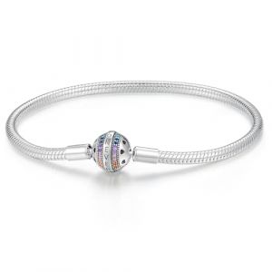 HappyStar Bracelet en Argent 925, Bracelet Pour Femme, Compatible avec les Charms Pandora, Perles, Charm，Cadeaux Pour Femmes. (Dongguan liangzhiyang Trading Co., Ltd, neuf)