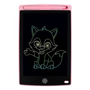 Tablette Dessin Enfant, Ardoise Magique 8.5 Pouces, Tablette d‘Écriture Lcd, Cadeau Pour 2 3 4 5 6 7 Ans (Couleur Rose) (Redpaw CO LTD, neuf)