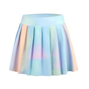 Bezioner Filles Jupe Tennis Plissée Jupe de Golf avec Short Intérieur et Poches Jupe de Sport d'entraînement Uniforme Scolaire pour Enfant Bleu XL (10-12 Ans, 130-150 cm) (Bezioner-shop, neuf)