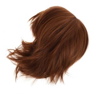 Beaupretty Accessoires de dame vi Charmant bob réaliste perruques courtes perruques de fête pour la mascarade perruques à la mode Fil haute température Light Brown (lorianca, neuf)