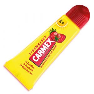 Carmex Baume hydratant pour les lèvres fraise SPF 15 - Le stick de 4,25 g (The Live Box - FR, neuf)