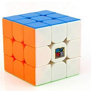 MoYu Cubing Classique Mofang jiaoshi MF3RS Cube Magique 3x3x3 Lisse Puzzle Cube Speed Cube pour Les Compétitions Professionnelles et Les Novices (Multicolor Stickerless) (FunnyGoo, neuf)
