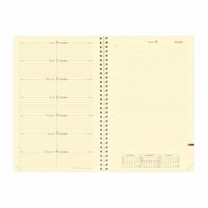 Quo Vadis - Recharge Agenda - Spiral&eacute; - 2026 - Note 24 S Prestige - Semainier Notes - Fran&ccedil;ais - 12 mois et 1/2 de mi-d&eacute;cembre &agrave; d&eacute;cembre - 16x24 cm (KoolForYou, neuf)