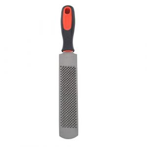 Kuuleyn Râpe à Sabot en Acier Au Carbone De 8 Pouces, Outil Ergonomique pour Sabot De Maréchal-ferrant, Lime à Fer à Cheval, Outil De Coupe De Fer à Cheval avec Poignée Flexible pour Cheval (Nineyea, neuf)