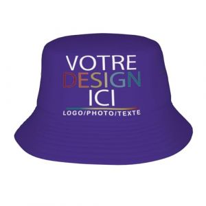 MOSGDBV Chapeau Personnalisable Bob Personnalis&eacute; de Randonn&eacute;e et Voyage &ndash; Cr&eacute;ez Un Bob Unique avec Votre Logo Chapeau Homme Soleil&ndash; Cadeau Original pour Plein Air (l&uuml;simaoyi, neuf)