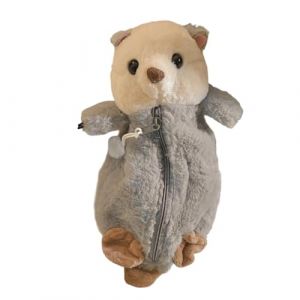 Sharplace Trousse &agrave; Crayons en Peluche, Trousse &agrave; Crayons en Forme d'animaux avec Fermeture &eacute;clair, Trousse en Peluche Douce &eacute;tui Scolaire, Sac &agrave; Crayons esth&eacute;tique Amusant (RT Technology, neuf)