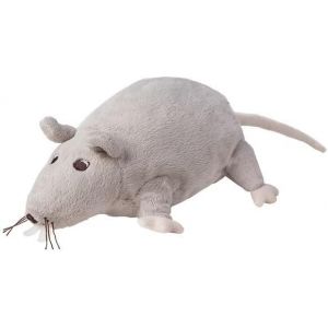 Ikea Peluche Doudou Rat Souris Grise - Gosig Ratta L 22 cm (gmptech, neuf)