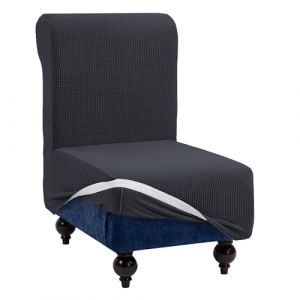 TIANSHU Housse Clic Clac Extensible, Housse de Canapé Clic Clac 1 Place Ajustable élastique Jacquard Canapé-lit Housse Protection(1 Place, Gris) (TIANSHU FR (Trademark registration No 018062900), neuf)