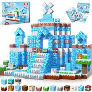 GraceDuck Blocs magn&eacute;tiques &ndash; Lot de 100 Blocs magn&eacute;tiques pour Construire Le Monde de la Reine des Neiges &ndash; Jouets magn&eacute;tiques pour Tout-Petits Montessori Cadeaux de No&euml;l et d'anniversaire (Fast Media Ships From USA, neuf)