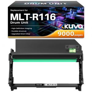 Kuva MLT-R116 Tambour Compatible pour Samsung R116 pour Xpress SL-M2625 M2625D M2675F M2675FN M2676 M2825DW M2825ND M2835 M2835DW M2875FD M2875FW M2875ND M2885 M2885FW (1 Noir) (jianxuansw, neuf)