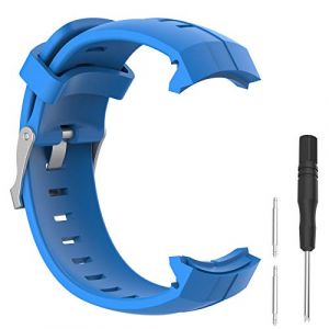 Waekethy Bracelets pour Suunto Spartan Sport, Douceur Silicone Sports Remplacement Bracelet de montres Compatible avec Suunto Spartan Sport (Bleu) (Waekethy-EU, neuf)