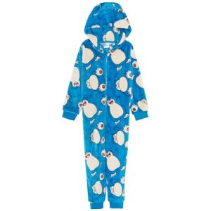 Enfants Pok&eacute;mon Combinaison Filles Gar&ccedil;ons D&eacute;guisement Tout en Un avec Robe Capuche Pyjama &agrave; Capuche 3D en Polaire V&ecirc;tement de D&eacute;tente Zipp&eacute;, 5-6 ans (Lora Dora, neuf)