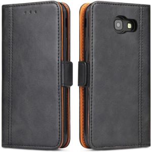 Bozon Etui Coque Samsung Galaxy A3 2017, Protection Housse en Cuir Portefeuille Etui avec [Fentes de Cartes] [Fonction Support] [Fermeture Magn&eacute;tique] pour Samsung Galaxy A3 2017, Noir (ROJIOJIO, neuf)