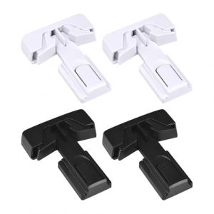 Serrure Pour Enfants 4 Pièces, Serrure Anti-Porte Pour Réfrigérateur, Serrure De Sécurité Pour Réfrigérateur Pour Animaux De Compagnie Et Enfants, Serrure De Sécurité Multifonction (ACIL DERYA, neuf)
