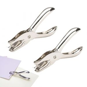 2PCS Pince perforatrice 1 trou, 3mm et 6mm Perforatrice à Trou Unique Main Perforeuse, perforatrice pour papier l'artisanat marquage de tickets de scrapbooking Projets DIY Scrapbooking Étiquettes (Funver, neuf)