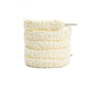 WANYI Lacet Fluffy 2 Paires 1.5CM de Largeur Lacets Chaussures &eacute;pais Lacet Peluche Universels Lacet Moumoute pour sneakers, chaussures de sport, chaussures de course, chaussures de sport(Beige) (YIXUNJIA HHGUO-EU STORE, neuf)