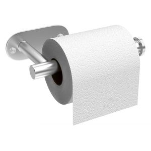 ARSUK Porte Papier Toilette Mural - Derouleur Papier Toilette sans Percage, 3M Auto Adhesif ou avec Vis Installation 304 Acier Inoxydable Support Papier WC (Argent Brillant) (arsuk, neuf)