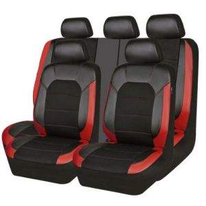 HUDJJDC Voiture de Housses Siège pour Citroen C3/C3 Aircross/C3 Picasso/C4 Coupe/C4 Pallas/C4 2000-2024, Imperméable et Respirant Housse Siege Voiture, Accessoire Voiture,Red (suiyueheng, neuf)