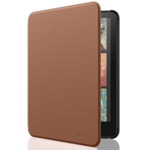 MoKo Étui Compatible avec 7" Kindle Paperwhite (12th Generation-2024) and Kindle Colorsoft Signature Edition 2024, Etui léger avec Auto Wake/Sleep pour Kindle Paperwhite 2024, Brun (Amoi Channel, neuf)