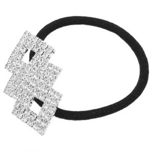 VILLCASE &Eacute;lastiques &agrave; Cheveux Strass&eacute;s Grosse Taille Accessoires Cheveux D&eacute;coratifs Scintillants en Cristal &Eacute;lastiques pour Queue de Cheval Femmes Usage Quotidien et Occasions &Eacute;l&eacute;gantes (Farrar Fae, neuf)