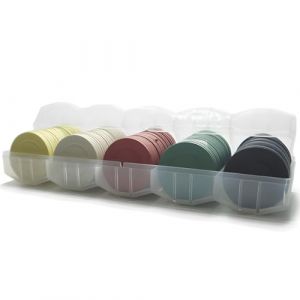 MICREEN 100 Pièces Jetons de Poker en Plastique Avec Boîte de Rangement, 5 Couleurs, pour Bingo et Jeu de Comptage pour Enfants (Micreen-EU, neuf)