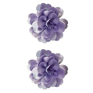 Pin Hair - Bandeau à cheveux solides pour filles - Pince à cheveux pour bébé - Motif floral - 1 paire - Couleur naturelle - Craie pour cheveux (G, taille unique) (fengshimeng, neuf)