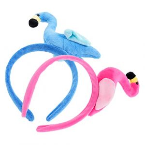 Beaupretty 2 Pi&egrave;ces Bandeau Flamant Rose D&eacute;corations De F&ecirc;te De Flamants Chapeaux De Flamants Roses Bandeaux De Maquillage Animal Bandeau De Maquillage Dessin Anim&eacute; Pour Bandes Spa Plastique (kiLIHK, neuf)