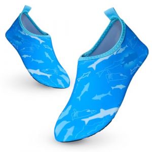 YloveM Chaussures Aquatiques pour Enfant Filles Garçons Séchage Rapide Chaussures de Plage pour Enfants Antidérapantes Piscine Surf Jardin Piscine de Plage (GTEU-Direct, neuf)