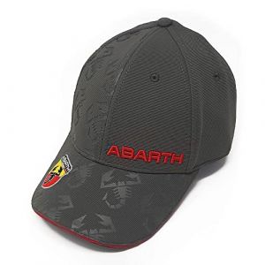 Abarth Casquette Visière Incurvée, Gris Vert (Motorstile, neuf)