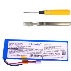 CAESEA Batterie Li-ion rempla&ccedil;able 3,7 V 6000 mAh pour JBL Charge, grande capacit&eacute;, AEC982999-2P (CAESEA-FR, neuf)