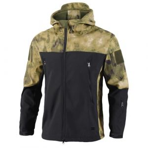 Veste Softshell Homme Chasse Camouflage Vetement Tactique Treillis Ghillie Army Blouson Imperm&eacute;able Hiver Coupe Vent Legere Equipement Softshell Homme M (Transport 10-15 jours TQBHSC, neuf)