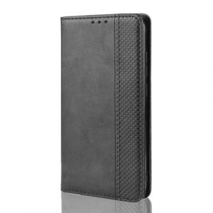 SEAHAI Housse Folio en Cuir pour DOOGEE Note 56 Coque, Premium PU/TPU Flip &Eacute;tui Portefeuille avec Fentes pour Cartes, Antichoc Protection Etui Case Cover - Noir (Liner-EU, neuf)